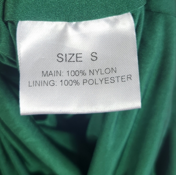 Alamour The Label Alyona Jersey Stretch Maxi Formal Gown Emerald Green Small - Picture 11 of 11